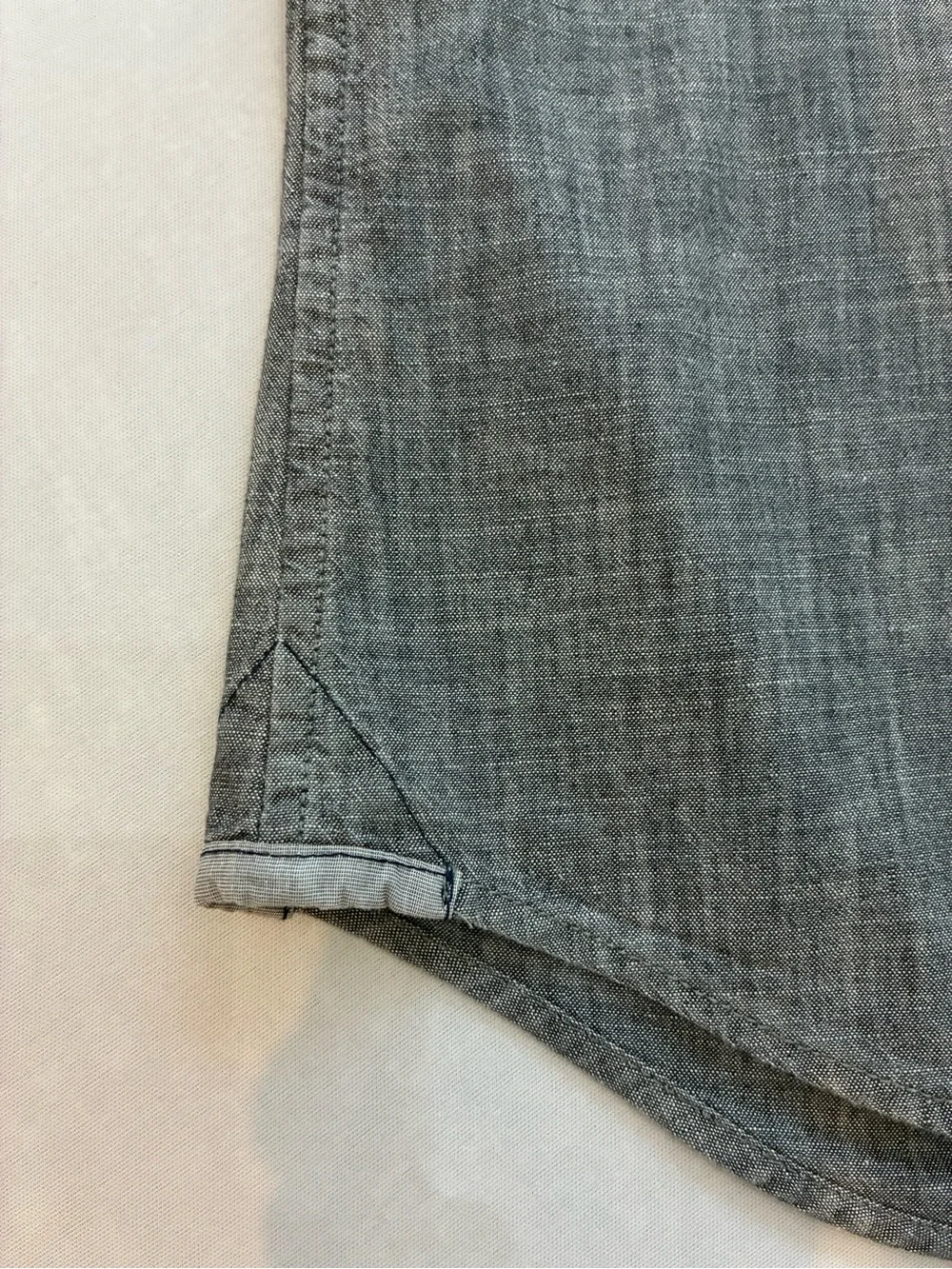 Banana Republic Gray Long Sleeve Button Down Shirt 17-17½ XL